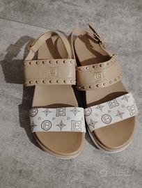 Sandali Laura Biagiotti Beige e Oro