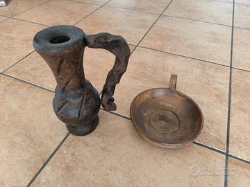 lotto ornamenti in legno