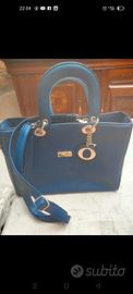 borsa donna colore blù 