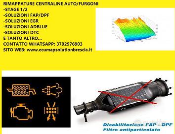 Rimappature centraline auto/furgoni/moto
