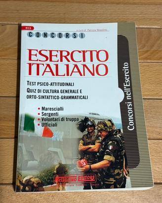 Libro concorsi Esercito Italiano con test