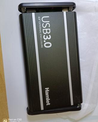 CASE CONTENITORE USB 3.0 DISCO ESTERNO SATA