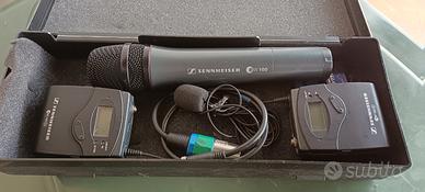 kit radiomicrofono Sennheiser per telecamera 