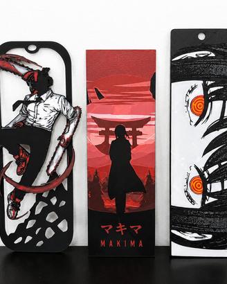 Segnalibri anime e manga decorativi stampati in 3D