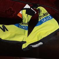 Copriscarpe ciclismo Tinkof Saxo tg. L 