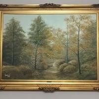Quadro"Nel bosco autunnale all'infinito"di Parena