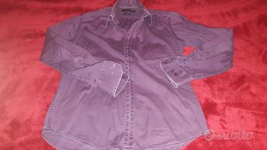 Camicia Rosso Vinaccia Piazza Italia tg S