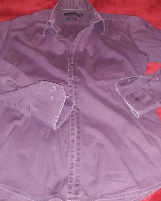 Camicia Rosso Vinaccia Piazza Italia tg S
