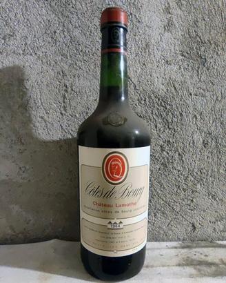 Côte de Bourg, Château la Mothe, 1964