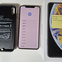 IPHONE XS MAX 64 GB + cover powerbank integrato