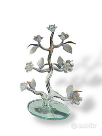 Albero della vita in vetro e cristallo colorato