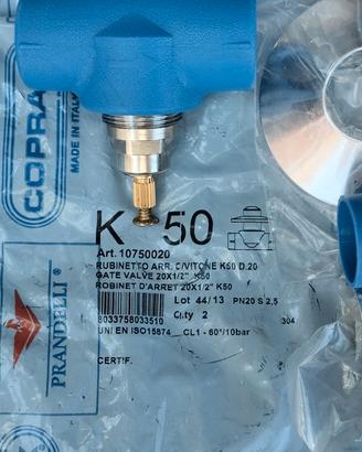 Ricambio C/VITONE K50 20x1/2" incompleto