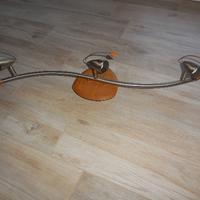 Plafoniera con 3 faretti orientabili