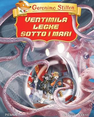 Libro Geronimo Stilton 20.000 leghe sotto i mari