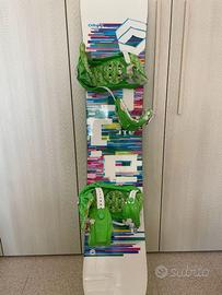 Tavola da Snowboard 152cm FTWO + attacchi ARTEC