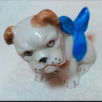 Figurina Bulldog vintage da collezione.