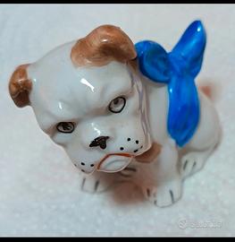 Figurina Bulldog vintage da collezione.