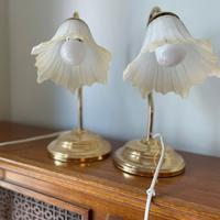 Coppia di Lampade da Tavolo/Comodino Vintage