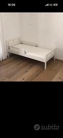 Letto Bambino Ikea Kritter Bianco+dighe+ materasso
