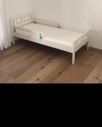 Letto Bambino Ikea Kritter Bianco+dighe+ materasso