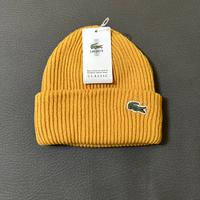 Lacoste in lana a coste - Giallo Senape Nuovo