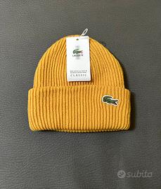 Lacoste in lana a coste - Giallo Senape Nuovo