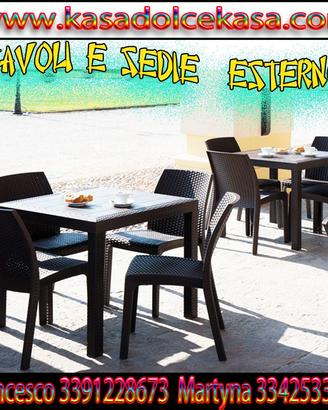 ANNUNCIO TAVOLI E SEDIE PER ARREDO GIARDINO SOLO99