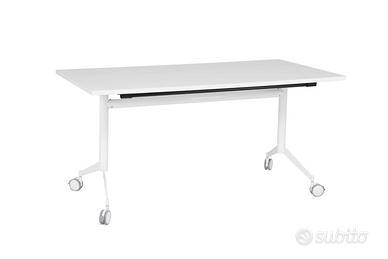 Tavolo/scrivania ribaltabile con ruote