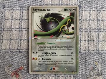 Carta pokemon rayquaza ex holo