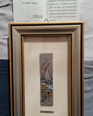 Quadro MIDA L. Moroni - Bassorilievo argento 999% 