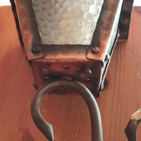 Lampade rustiche in rame lavorato