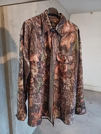 Camicia mimetica Shirt Camo Caccia Pescs Funghi