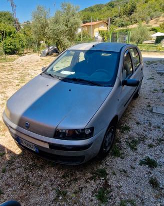 Fiat Punto con gancio traino e rimorchio