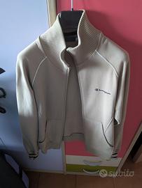 giacchetta full zip Champion beige taglia S 46 ita