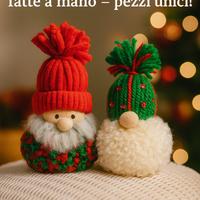 Decorazioni natalizie fatte a mano-pezzi unici