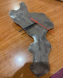 orologio da parete di ferro fatto a mano