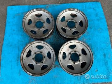 Cerchi in ferro Mitsubishi Pajero 1993 15 pollici
