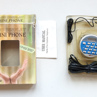 Mini telefono con display lcd + microfono