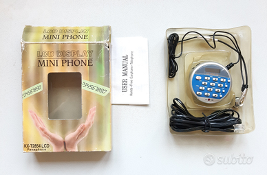 Mini telefono con display lcd + microfono