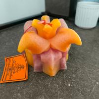 Candela colorata a forma di fiore 