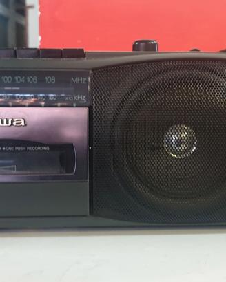 Radio compatta con lettore cassetta anni '90 AIWA