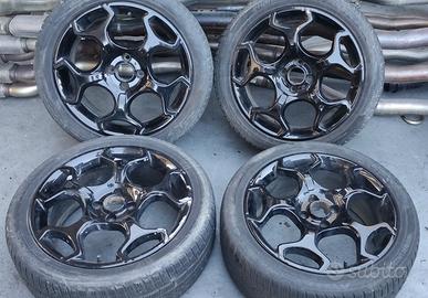 CERCHI R17 LEGA BLACK GRANDE PUNTO