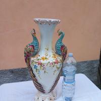 Grande Vaso Vintage con Pavoni