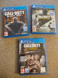 Lotto nr 3 videogiochi Call of Duty per Ps4