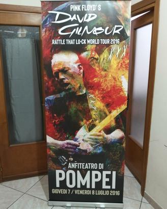 David Gilmour at Pompei Roll-up