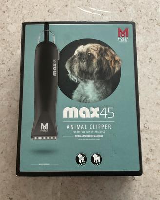 Set toilettatura animali Moser max 45