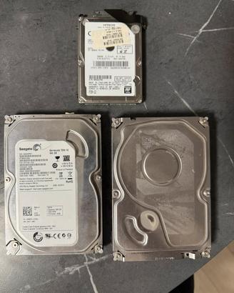 Hard disk in blocco 500GB + 500 GB + 2TB