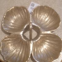 centrotavola porta candele in alluminio 