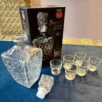 Set Bottiglia e Bicchieri Liquore  Diamante