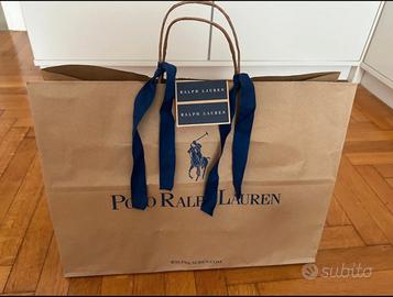 Busta Shopper POLO RALPH LAUREN cm. 40X30 Nuova